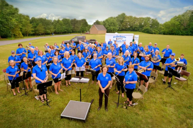 Bellefonte Community Band returns to  Triangle Park  this Friday